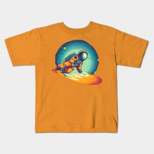 Exploring the Cosmos - Astronaut Space Exploration Kids T-Shirt